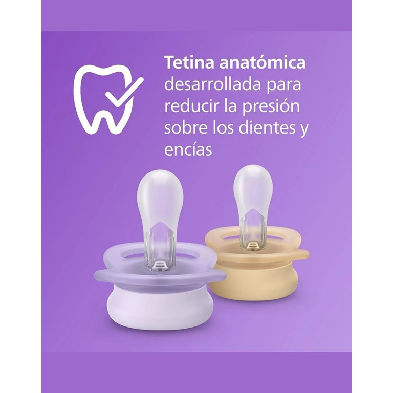 PROMO 25% OFF CHUPETE X2 ULTRA SATART LISO 0/2 M NENA . AVENT