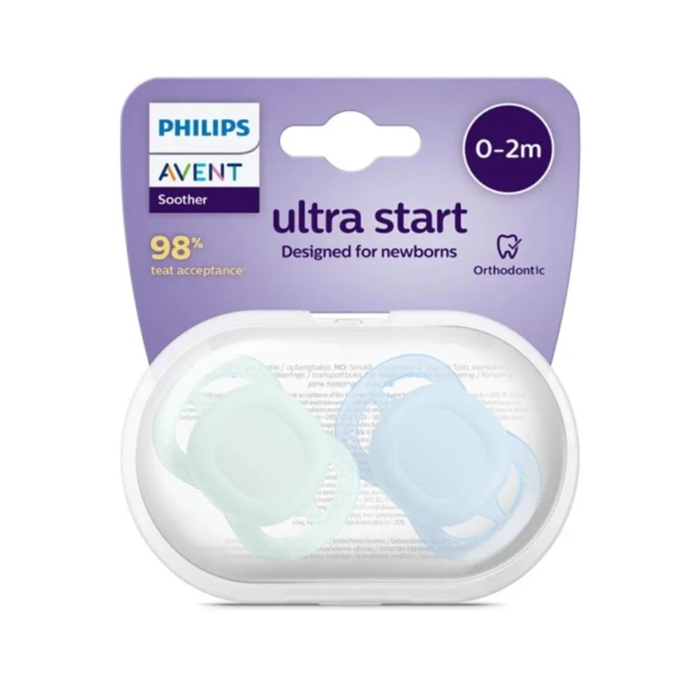 CHUPETE X2 ULTRA SATART LISOP 0/2 M NENE. AVENT