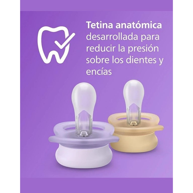 CHUPETE X2 ULTRA SATART LISOP 0/2 M NENE. AVENT