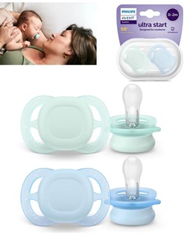 CHUPETE X2 ULTRA SATART LISOP 0/2 M NENE. AVENT