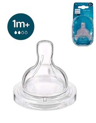 TETINAS 1M+ POR 1 UNIDAD ANTICOLIC REFRESH FLUJO LENTO. AVENT
