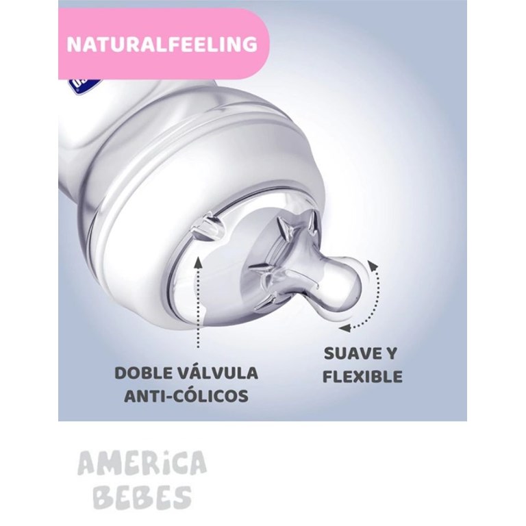 TETINA X UNIDAD NATURAL FEELING 0 MESES + CHICCO