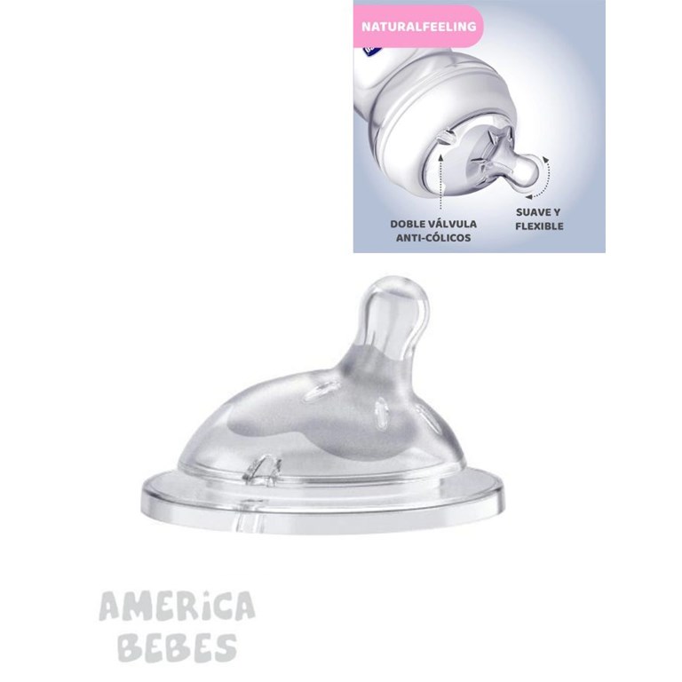 TETINA X UNIDAD NATURAL FEELING 0 MESES + CHICCO