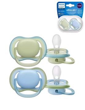 PROMO! CHUPETE ULTRA AIR LISO 0-6m NENE x2. AVENT