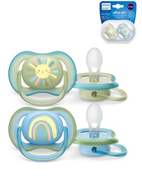 CHUPETES ULTRA AIR Deco 0-6m NENE x2. AVENT