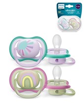 CHUPETE ULTRA AIR Deco 0-6m NENA x2. AVENT