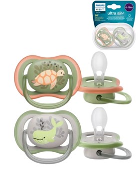 CHUPETES ULTRA AIR Deco 6-18m NENE x2. AVENT