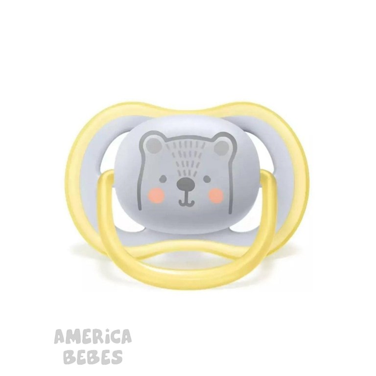 CHUPETE ULTRA AIR DECO OSO 6 A 18 MESES AVENT