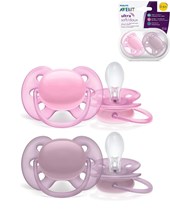 CHUPETE ULTRA SOFT LISO 0-6m NENA x2. AVENT