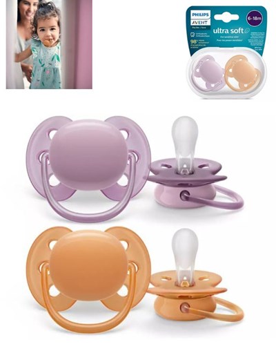 CHUPETE ULTRA SOFT LISO 6-18M. AVBENT