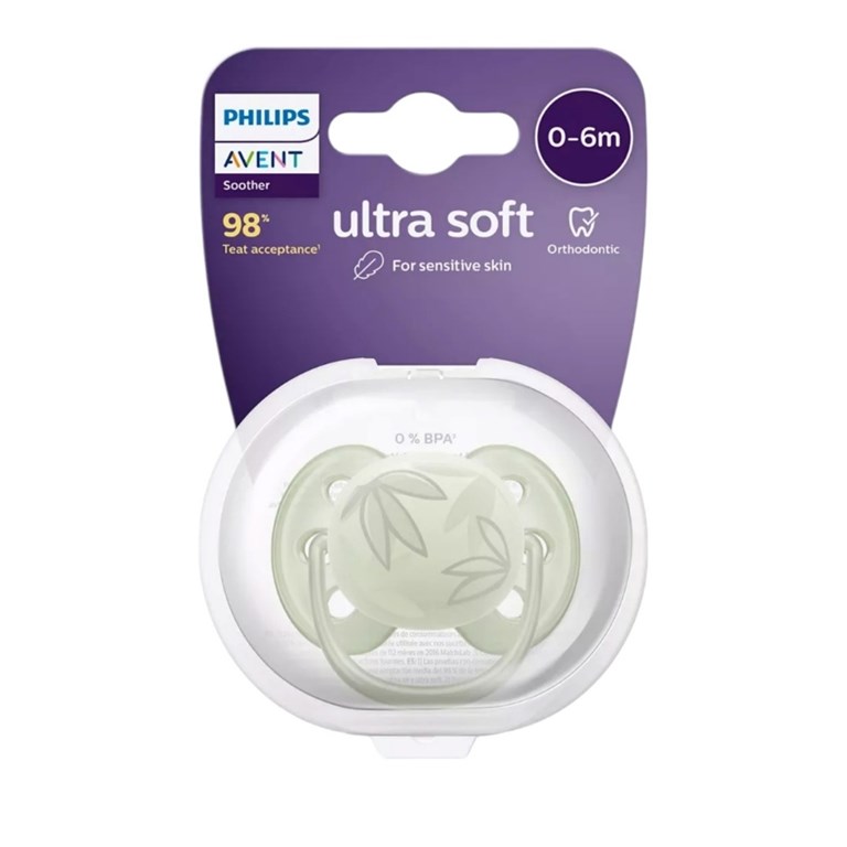 CHUPETE ULTRA SOFT DECO PREMIUM 0-6m NENE x1. AVENT