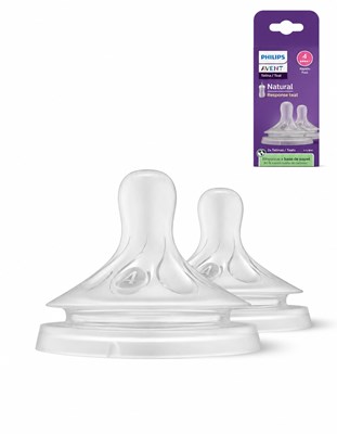 TETINA NATURAL 3M+  POR 2 UNIDADES RESPONSE FLUJO RAPIDO. AVENT