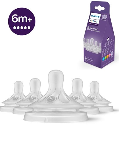 TETINAS NATURAL 6M+ POR 2 UNIDADES RESPONSE FLUJO ULTRA RAPIDO. AVENT