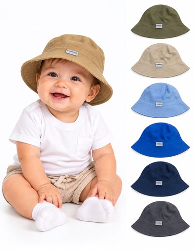 Gorro bebe piluso. Colores surtidos. Poninos.