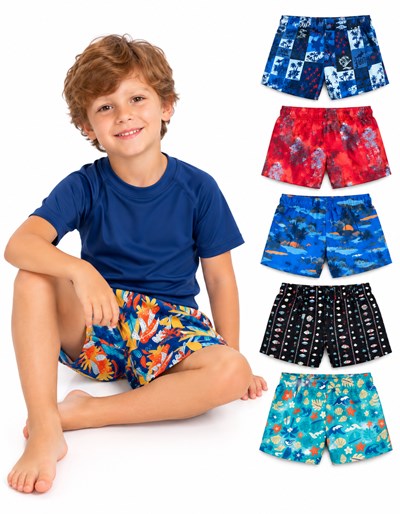 SHORT BAÑO NIÑO ESTAMPADO PETENONE
