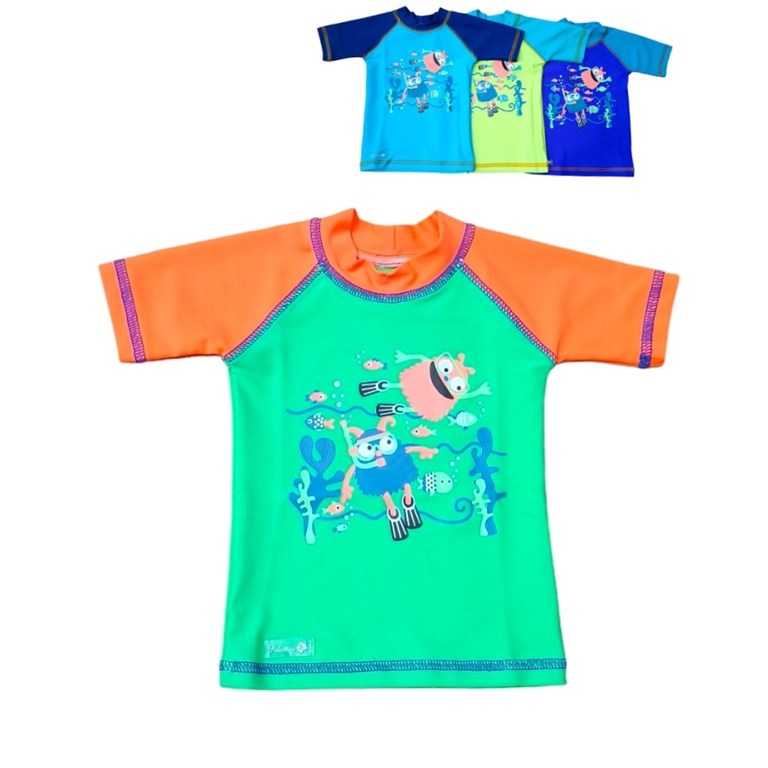 Remera bebe UV FPS 50. Colores surtidos. Petenone.