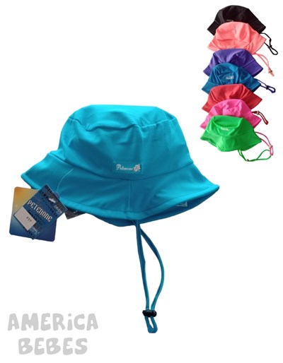 GORRO SOMBRERO UV+50 LISO PARA BEBE PETENONE