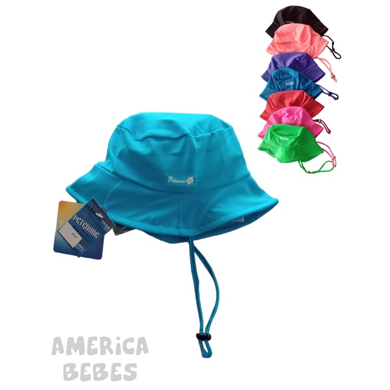 GORRO SOMBRERO UV+50 LISO PARA BEBE PETENONE