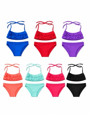 Bikini c/Top volados.   Petenone.