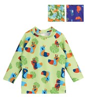 Remera UV+50 manga larga bebe varon estampada. Big bay