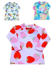 Remera UV+50 manga larga estampado beba. Big bay
