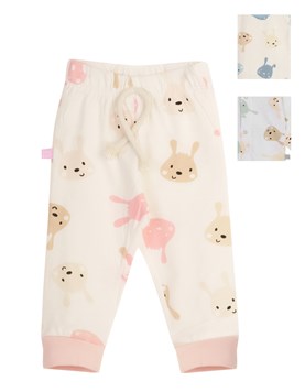 Babucha rustica jersey estampado. Big bay