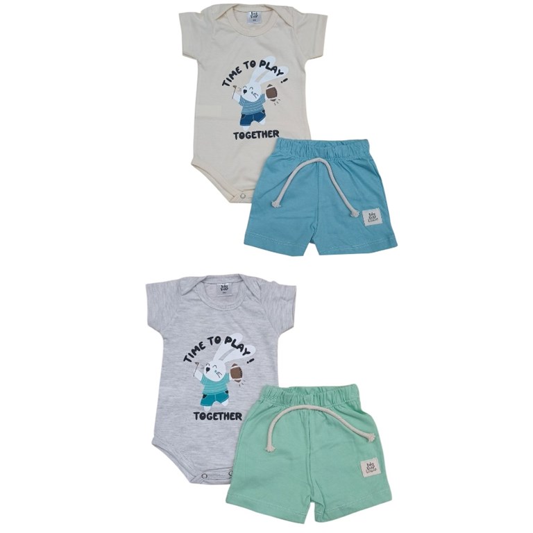 BODY + SHORT ESTAMPA DEPORTES. BIG BAY