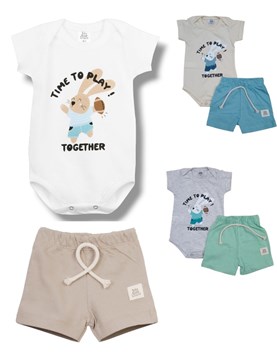BODY + SHORT ESTAMPA DEPORTES. BIG BAY