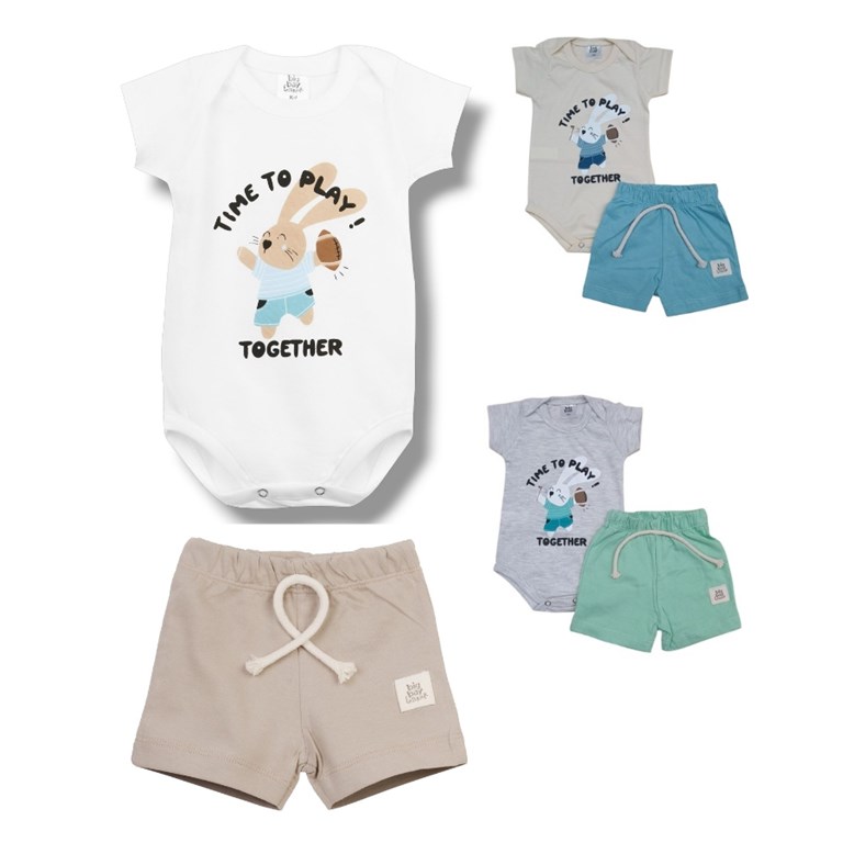 BODY + SHORT ESTAMPA DEPORTES. BIG BAY