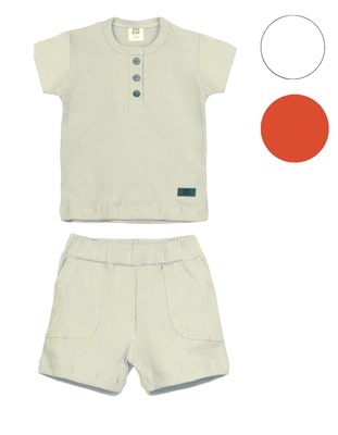 NAV2 REMERA  + SHORT DE BAMBULA LINEA NAVIDEÑA. BIG BAY
