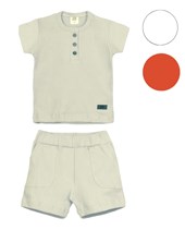 NAV2 REMERA  + SHORT DE BAMBULA LINEA NAVIDEÑA. BIG BAY