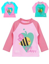 UV20-1 Remera UV beba manga larga combinada. Big bay