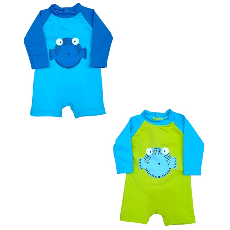 ENTERITO UV+50 BEBE COMBINADO ESTAMPADO. BIG BAY