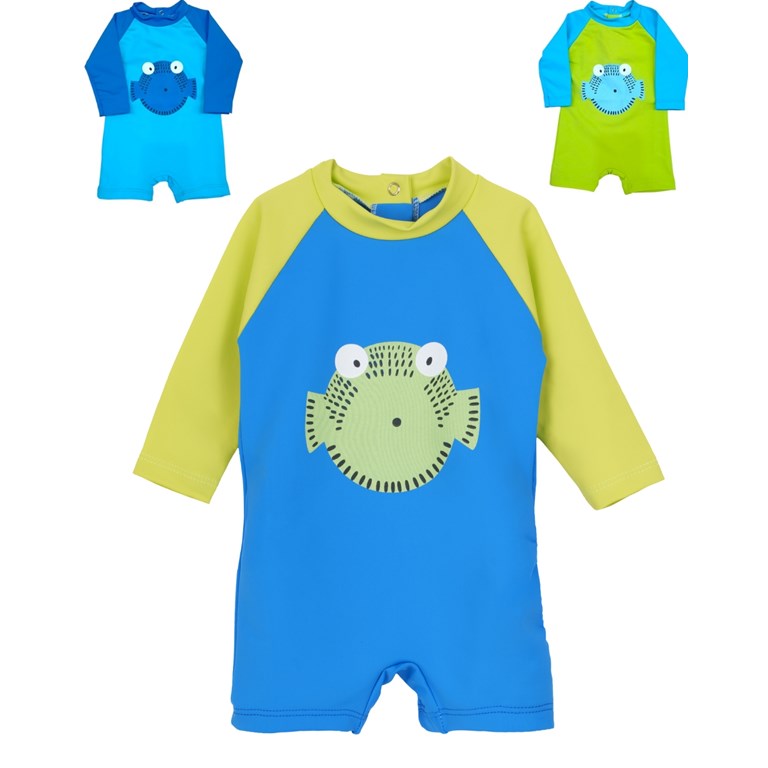 ENTERITO UV+50 BEBE COMBINADO ESTAMPADO. BIG BAY