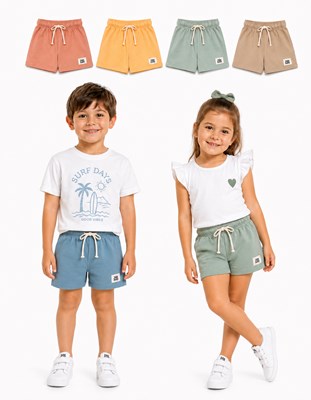 SHORT PARA NENE COLOR LISO. BIG BAY
