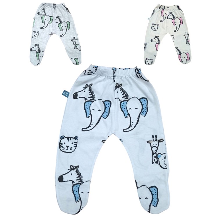 MEDIO OSITO ESTAMPADO ANIMALITOS. BIG BAY