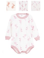 BODY MAMELUCO MANGA LARGA ESTAMPADO CONEJOS. BIG BAY