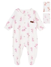 ENTERITO BEBA CON BROCHE ESTAMPADO CONEJOS. BIG BAY