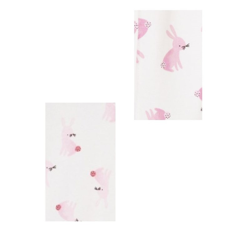 ENTERITO BEBA CON CIERRE ESTAMPA CONEJITOS. BIG BAY