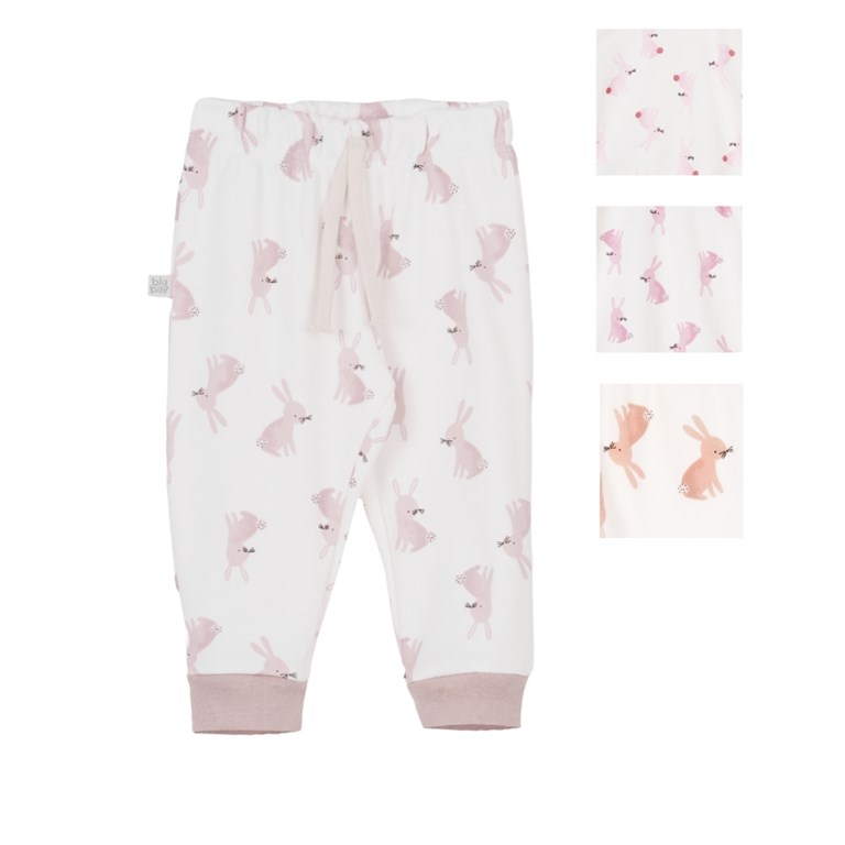 PANTALON BABUCHA ESTAMPADO CONEJO + CORDON. BIG BAY