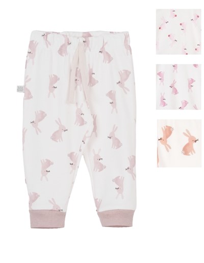 PANTALON BABUCHA ESTAMPADO CONEJO + CORDON. BIG BAY