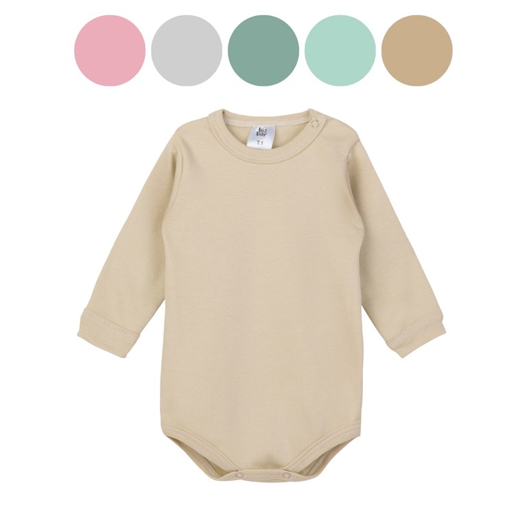 BODY MANGA LARGA COLORE LISO. BIG BAY