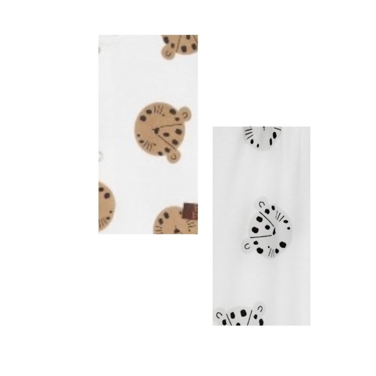 CONJUNTO BODY MANGA LARGA ESTAMPADO TIGRES + PANTALON LISO. BIG BAY