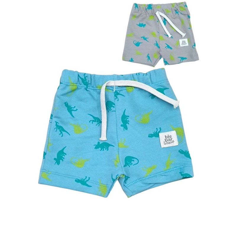 SHORT RUSTICO ESTAMPA DINOSAURIOS. BIG BAY