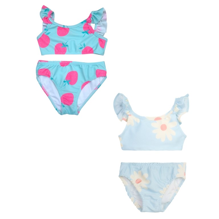 Bikini UV+50 estampada niña. Big bay