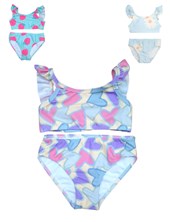 Bikini UV+50 estampada niña. Big bay