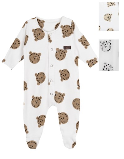 ENTERITO BEBE ESTAMPADO TIGRES. BIG BAY