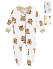 ENTERITO BEBE CON CIERRE ESTAMPADO TIGRES. BIG BAY