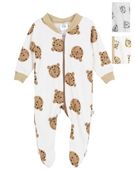 ENTERITO BEBE CON CIERRE ESTAMPADO TIGRES. BIG BAY