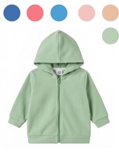 CAMPERA  BEBE EN MICROPOLAR PIMA LISO. BIG BAY